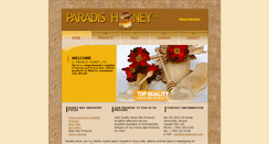 Desktop Screenshot of paradishoney.com